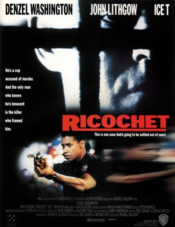 the movie poster: Ricochet (1991) ver1