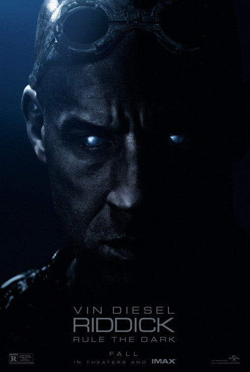 1000 piece jigsaw puzzle for the movie poster: Riddick (2013)
