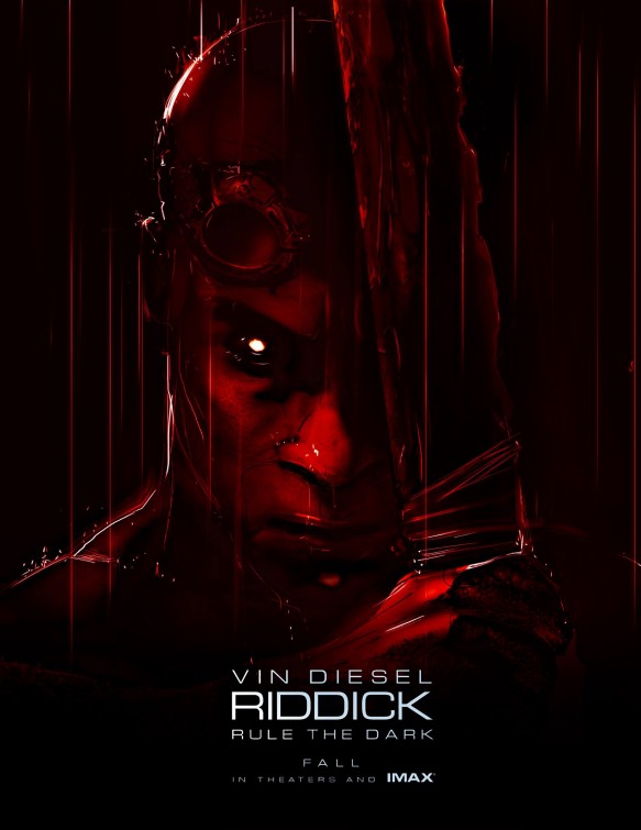 1000 piece jigsaw puzzle for the movie poster: Riddick (2013) ver2