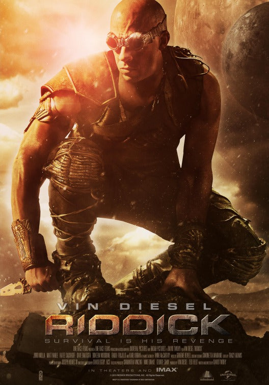 1000 piece jigsaw puzzle for the movie poster: Riddick (2013) ver4