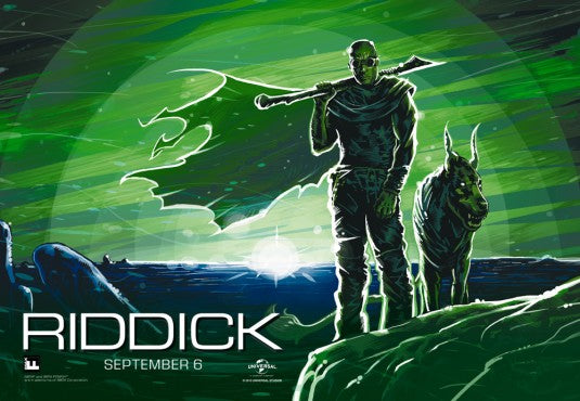 1000 piece jigsaw puzzle for the movie poster: Riddick (2013) ver5