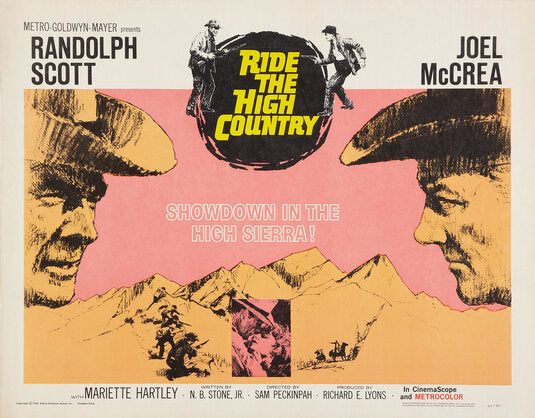 1000 piece jigsaw puzzle for the movie poster: Ride the High Country (1962) ver2