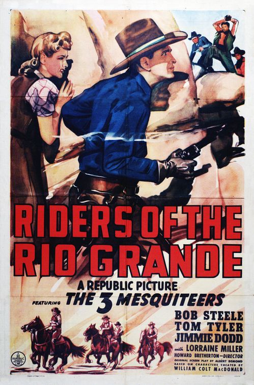the movie poster: Riders of the Rio Grande (1943)