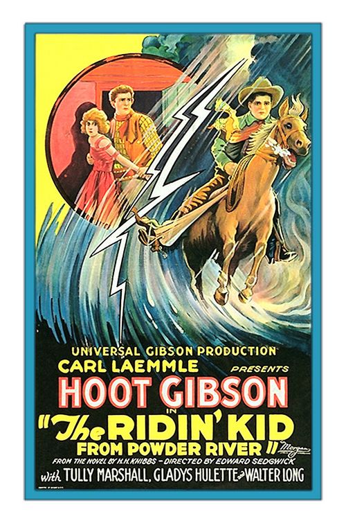 the movie poster: The Ridin' Kid from Powder River (1924) ver2