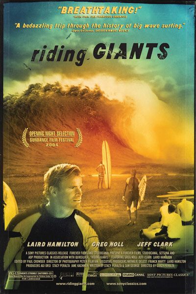 the movie poster: Riding Giants (2004)