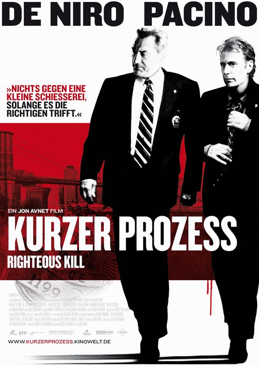 the movie poster: Righteous Kill (2008) ver8