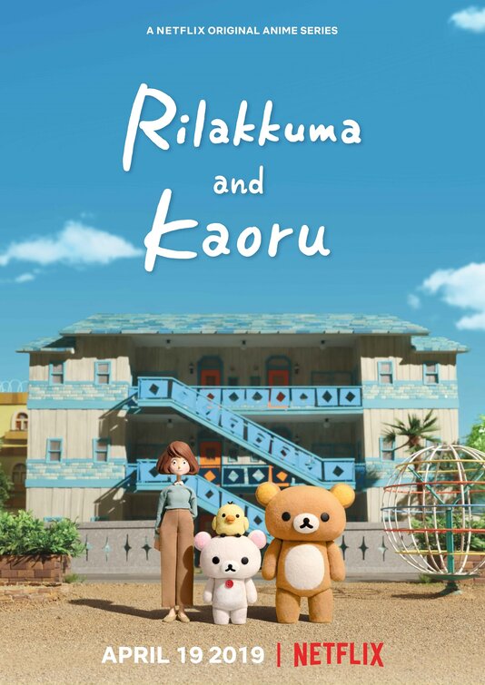 1000 piece jigsaw puzzle for tv poster: Rilakkuma and Kaoru