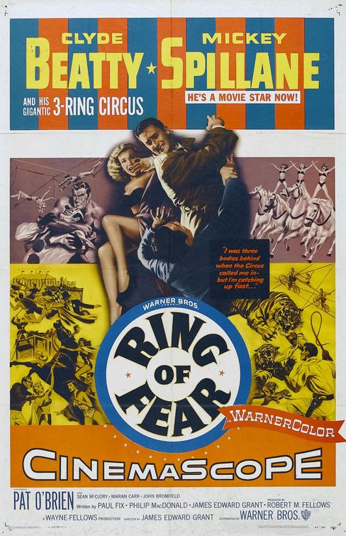 the movie poster: Ring of Fear (1954)
