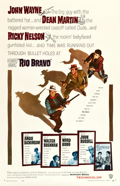 1000 piece jigsaw puzzle for the movie poster: Rio Bravo (1959)