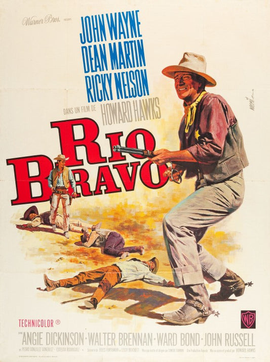 1000 piece jigsaw puzzle for the movie poster: Rio Bravo (1959) ver2