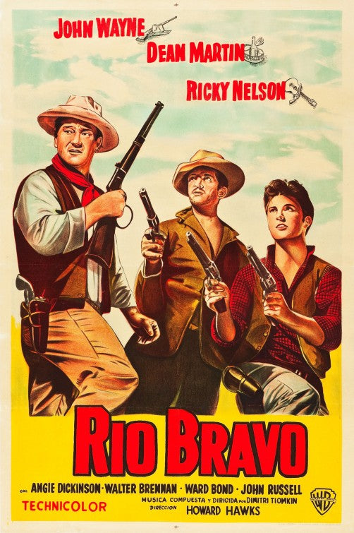 1000 piece jigsaw puzzle for the movie poster: Rio Bravo (1959) ver3