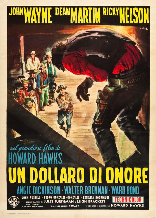 1000 piece jigsaw puzzle for the movie poster: Rio Bravo (1959) ver4