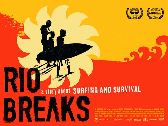 1000 piece jigsaw puzzle for the movie poster: Rio Breaks (2009)