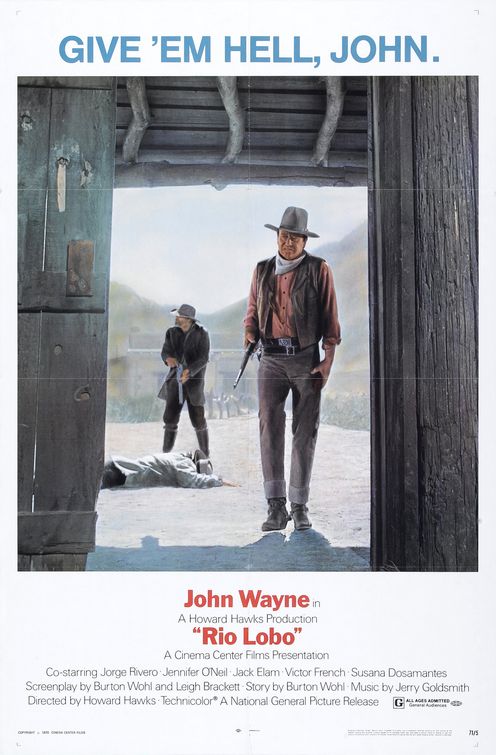 the movie poster: Rio Lobo (1970)