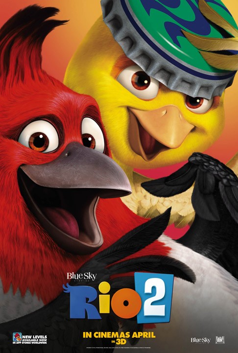 1000 piece jigsaw puzzle for the movie poster: Rio 2 (2014) ver13