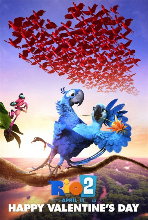 1000 piece jigsaw puzzle for the movie poster: Rio 2 (2014) ver14