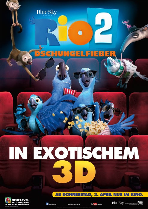 1000 piece jigsaw puzzle for the movie poster: Rio 2 (2014) ver15