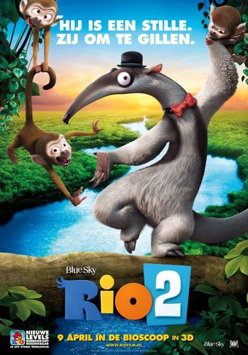 1000 piece jigsaw puzzle for the movie poster: Rio 2 (2014) ver8