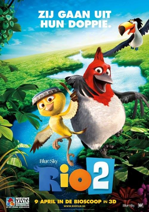 1000 piece jigsaw puzzle for the movie poster: Rio 2 (2014) ver9