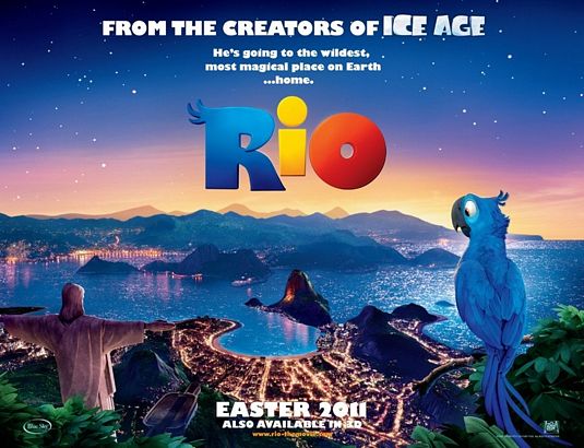 1000 piece jigsaw puzzle for the movie poster: Rio (2011) ver4