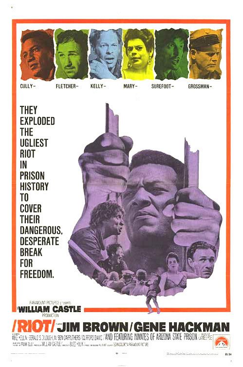 the movie poster: Riot (1969)