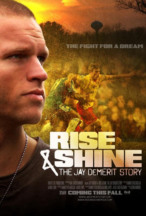 1000 piece jigsaw puzzle for the movie poster: Rise & Shine: The Jay DeMerit Story (2011)
