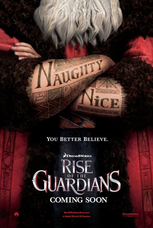 1000 piece jigsaw puzzle for the movie poster: Rise of the Guardians (2012)