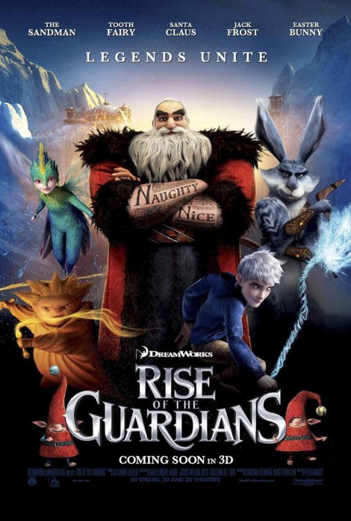 1000 piece jigsaw puzzle for the movie poster: Rise of the Guardians (2012) ver10