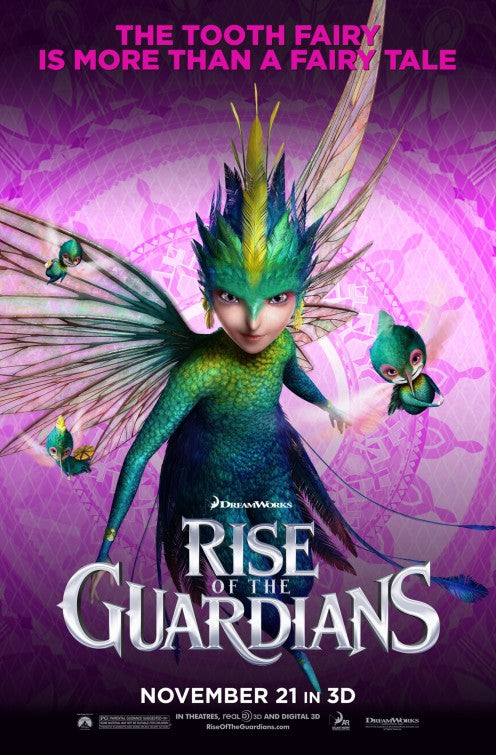 1000 piece jigsaw puzzle for the movie poster: Rise of the Guardians (2012) ver16