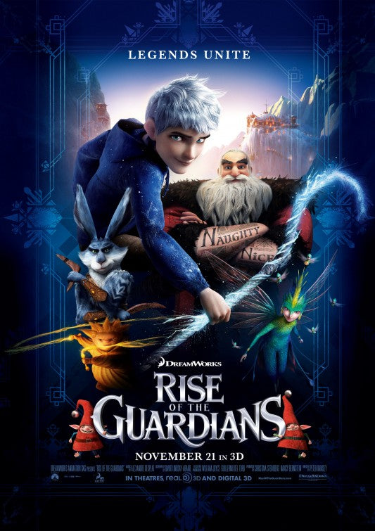 1000 piece jigsaw puzzle for the movie poster: Rise of the Guardians (2012) ver8