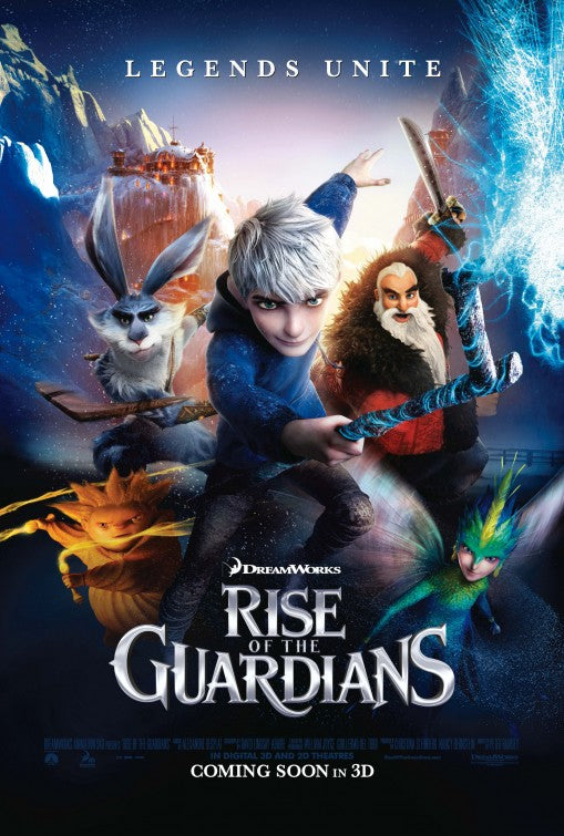 1000 piece jigsaw puzzle for the movie poster: Rise of the Guardians (2012) ver9