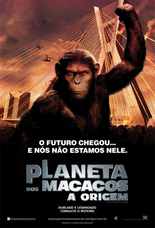 1000 piece jigsaw puzzle for the movie poster: Rise of the Planet of the Apes (2011) ver11