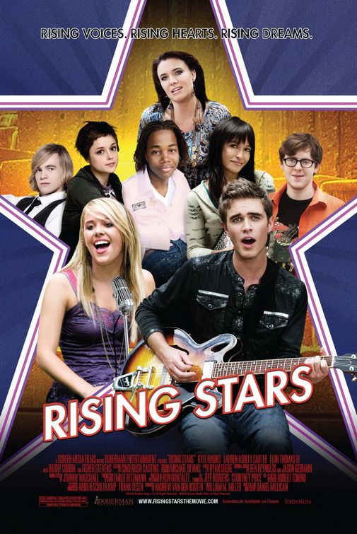 1000 piece jigsaw puzzle for the movie poster: Rising Stars (2010)