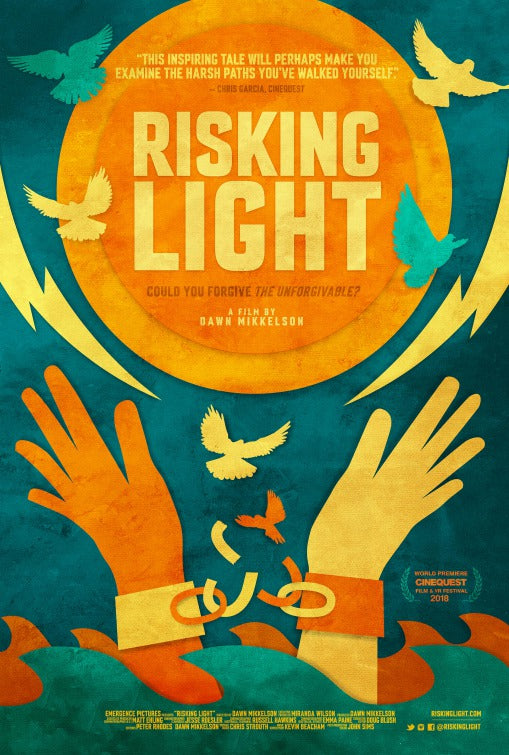 1000 piece jigsaw puzzle for the movie poster: Risking Light (2017)
