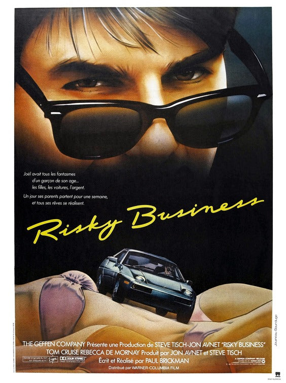 the movie poster: Risky Business (1983) ver2