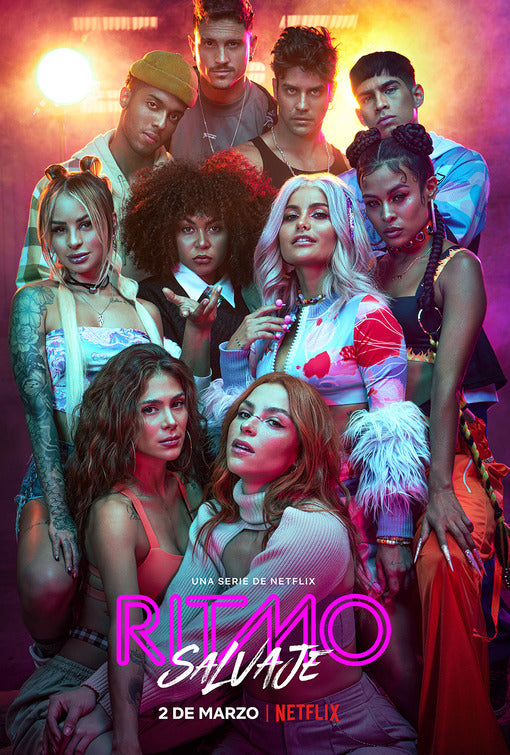 1000 piece jigsaw puzzle for tv poster: Ritmo Salvaje, ver3