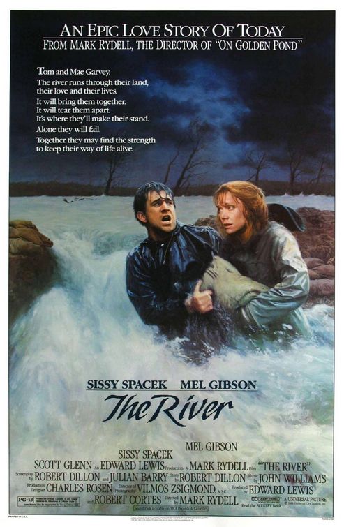 the movie poster: The River (1984)