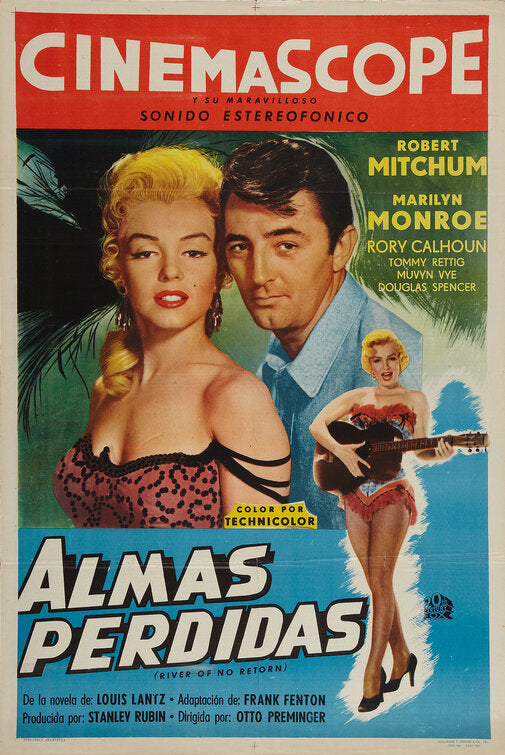 1000 piece jigsaw puzzle for the movie poster: River of No Return (1954) ver8