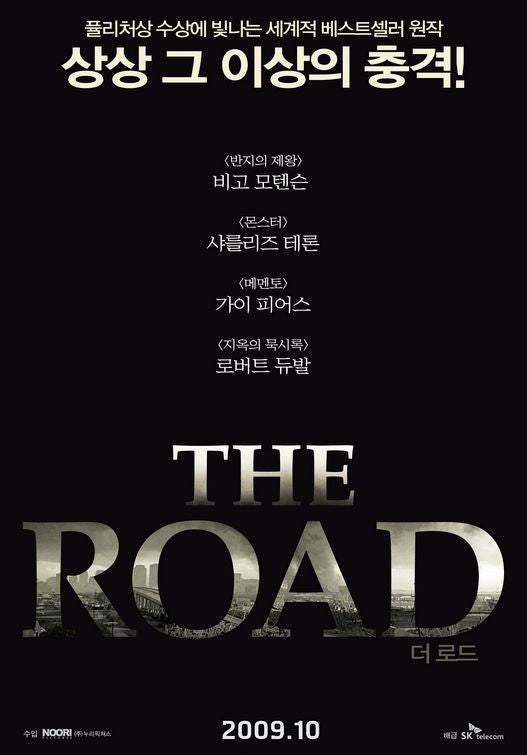 1000 piece jigsaw puzzle for the movie poster: The Road (2009)
