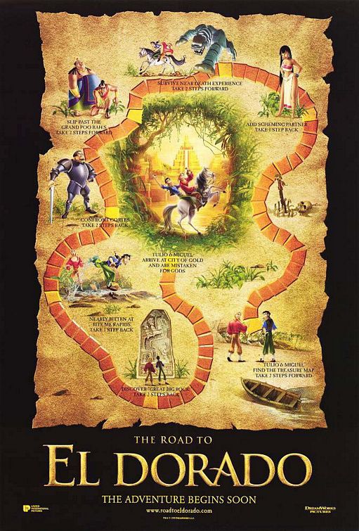 the movie poster: The Road to El Dorado (2000) ver4