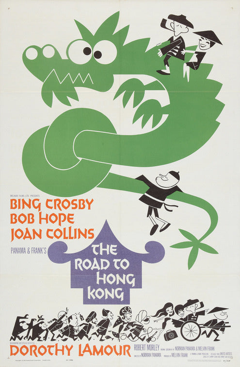 the movie poster: The Road to Hong Kong (1962)