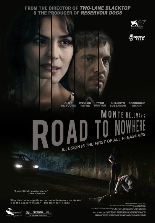 1000 piece jigsaw puzzle for the movie poster: Road to Nowhere (2011)