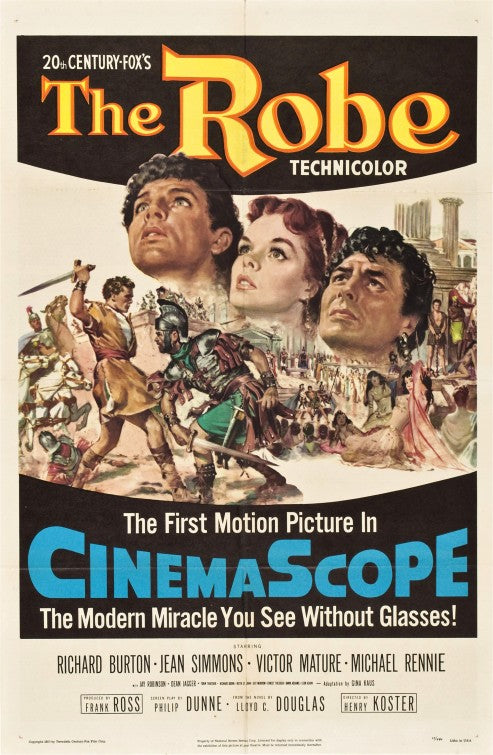 1000 piece jigsaw puzzle for the movie poster: The Robe (1953) ver3