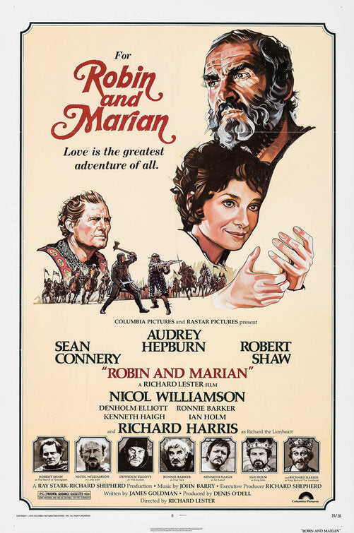 the movie poster: Robin and Marian (1976)
