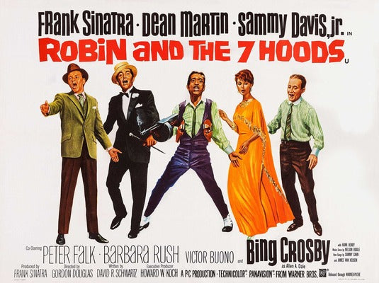 1000 piece jigsaw puzzle for the movie poster: Robin and the 7 Hoods (1964) ver2