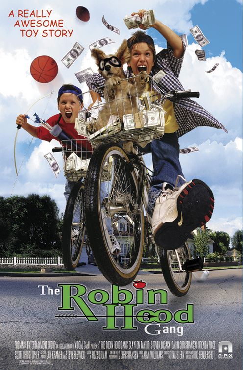 the movie poster: The Robin Hood Gang (aka Angels in the Attic) (1998)