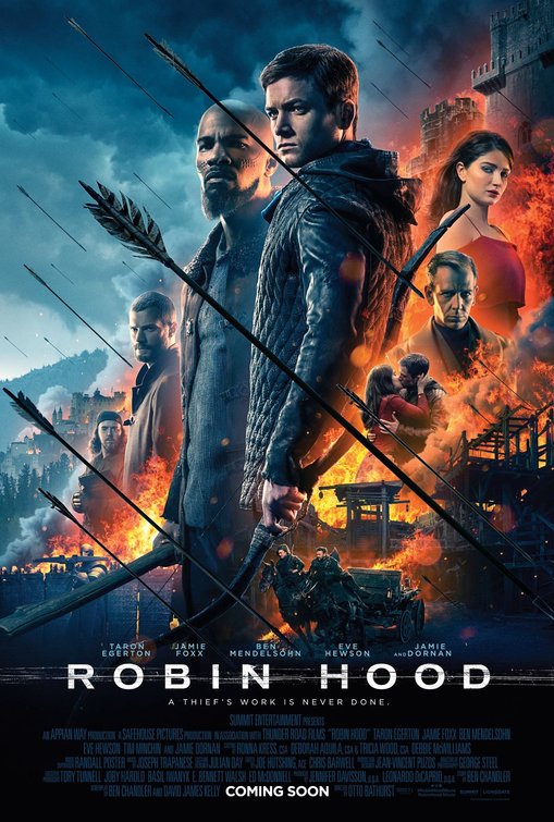 1000 piece jigsaw puzzle for the movie poster: Robin Hood (2018) ver13