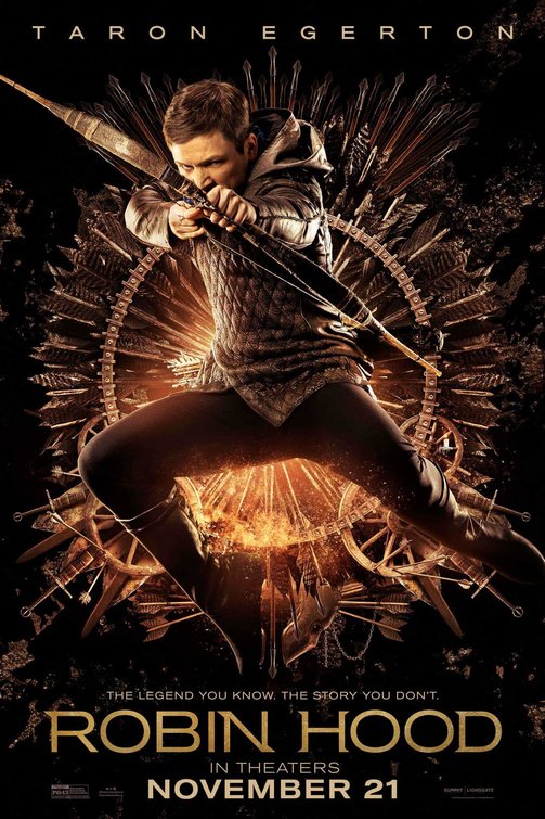 1000 piece jigsaw puzzle for the movie poster: Robin Hood (2018) ver15