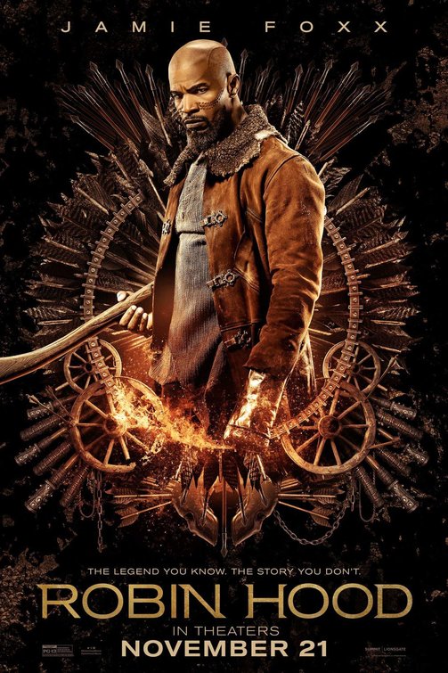 1000 piece jigsaw puzzle for the movie poster: Robin Hood (2018) ver16