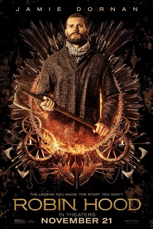 1000 piece jigsaw puzzle for the movie poster: Robin Hood (2018) ver17